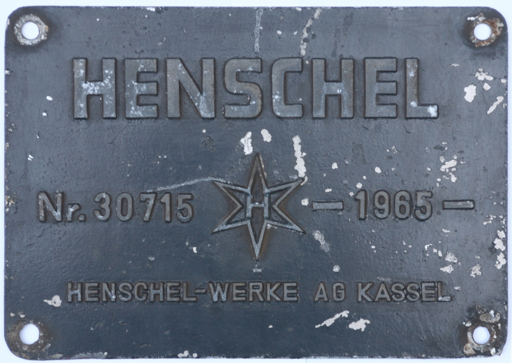 Henschel Fabrikschild